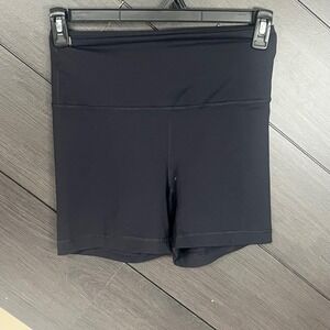 90 Degree by Reflex Black High Waist Biker Shorts Compression Fit Size M EUC